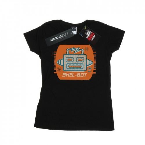 

The Big Bang Theory Womens/Ladies Shel-Bot Icon Cotton T-Shirt XXL білий
