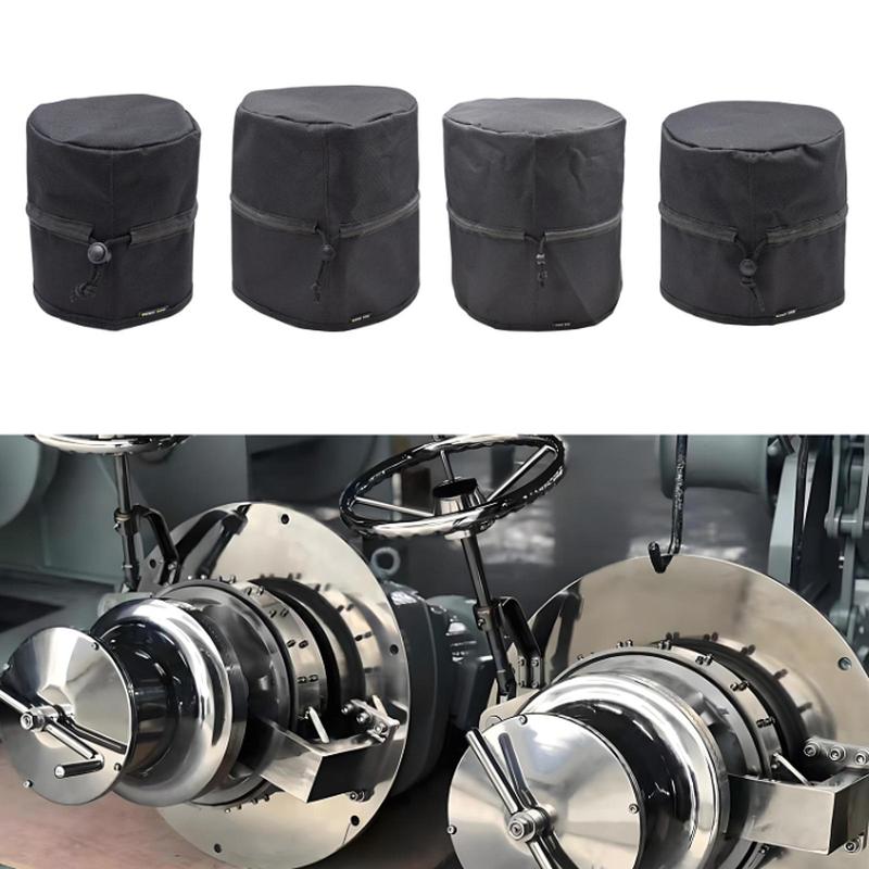 Winch Cover, Dustproof Multi-Purpose Waterproof Winch Cover for Trailer, Outdoor 15cmx17cm