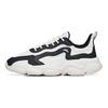 Anta Dancing 2.0 Fabric Synthetic Leather Shock Absorption Non-Slip Wear-Resistant Low-Top Casual Shoes Women sneakers White Black 122238860-2