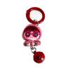 Ugly and Cute Cute Bell Keychain Northeast Girl Little Metal Keyring  Backpack Charm