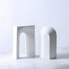 Kreativní geometrické keramické řemesla Polokruhový oblouk Vstupní oblouk Černobílé dekorativní figurky Příslušenství pro domácí dekoraci