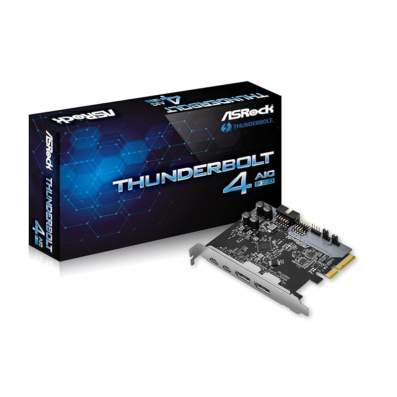 

Розширювальна плата ASRock Thunderbolt 4 для материнських плат серії Intel 500, що відповідає вимогам [продукт авторизованого вітчизняного дистриб ютора] AIC R2.0