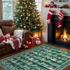 American Christmas Living Room Carpet Home Decoration Large Area Lint-free Rugs Bedroom Bedside Antiskid Easy Cleaning Foot Mat