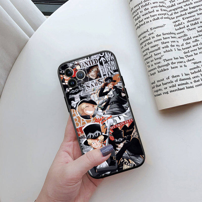 MH122 One Piece Sabo Phone Shell Case for Redmi Note 8 9 10 11 11S 10C 10X 10A 10T 9A 9C 9T 9S 8T Pro Max Plus Prime