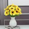 Nordic Flower Vase Imitation Ceramic Plastic Flower Vase Living Room Desktop Decoration Wedding Centerpiece Arrangement