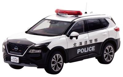 Scale Nissan S 2023 Hokkaido Prefectural Police Expressway Traffic Police Finished H7432304 RAI'S 1/43 X-Trail e-4ORCE (T33) Vehicle, Model,
