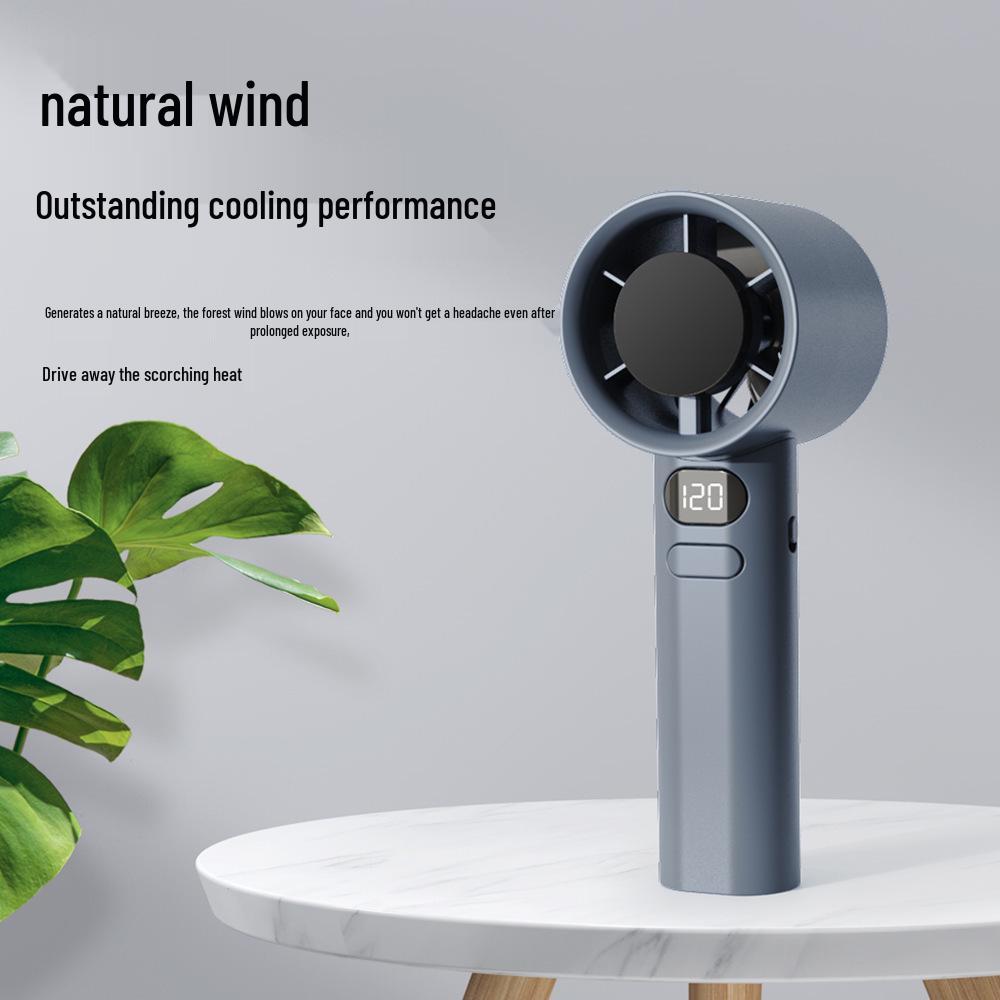 High-Speed Rechargeable Portable Handheld Fan – 120-Speeds, Powerful Wind for Outdoor Use