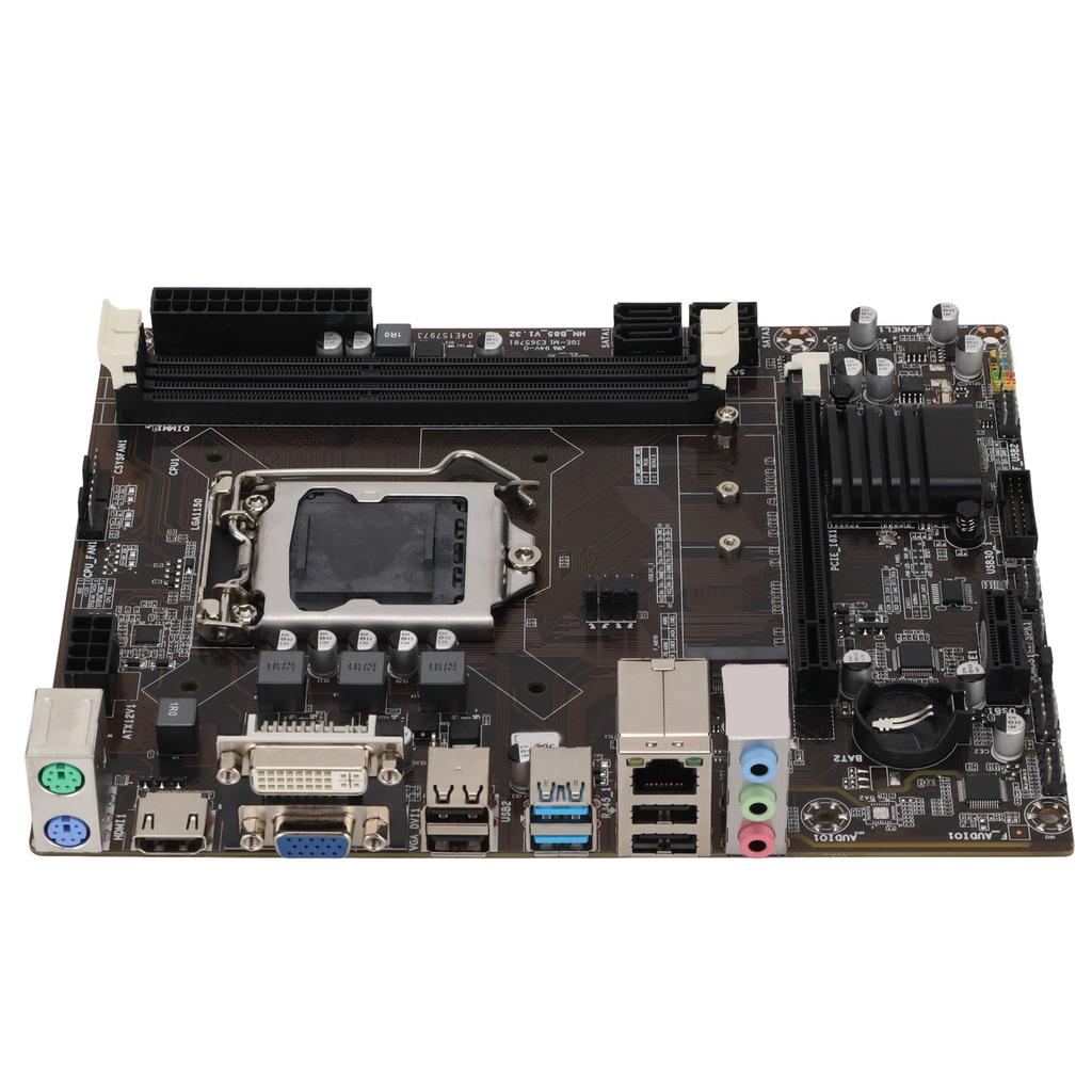 Motherboard B85 Desktop Computer Motherboard M.2 Hard Disk 1150 Pin CPU Interface 100M Network Card
