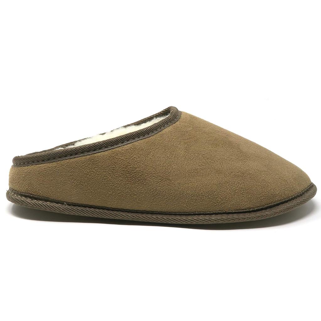 FURFURMOUTON Washable Nordic Natural Wool Sheepskin Made from Natural Australian Merino Indoor and Guest Size L Slippers, Slippers, 100% Wool, Unisex,