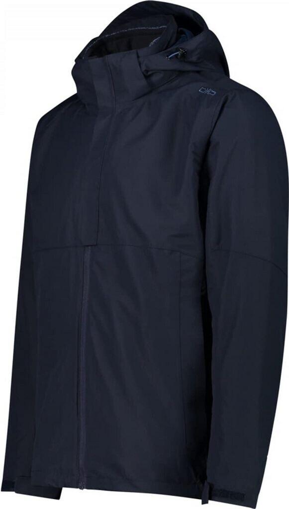 Jacket CMP Zip Hood Detachable Inn.Jacket (32Z1837D) Black and Blue