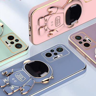 Astronaut Stand Phone Back Cover For Xiaomi 13T 12T Pro 12 Lite Shockproof Case For Redmi Note 11 PRO Note 12 Note 9 Pro Max