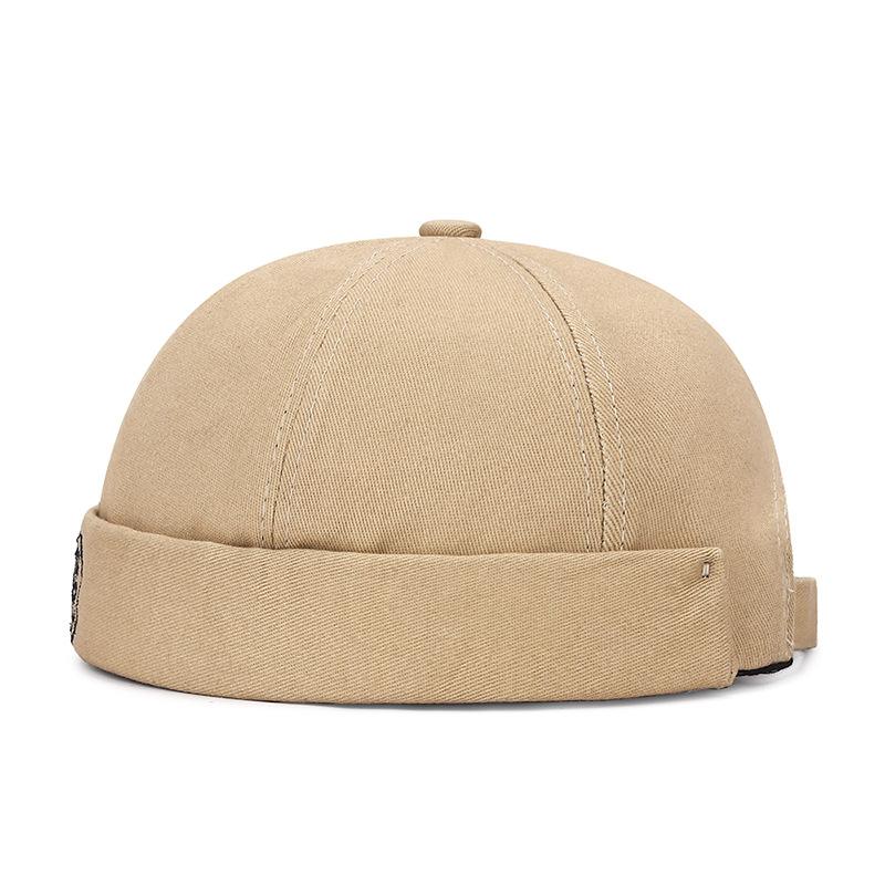 Brim Melon Rind Hat, Hipster Hip-hop Landlord Hat, Men's Retro Embroidery, Women's Street Fashion Tang Hat