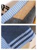 Men's V-Neck Knitted Cardigan Sweater - Autumn/Winter Fashion, Loose-Fit, Long-Sleeved, Stylish Stitch Design.