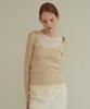 Supaeg Two-Way Scoop Neck Knit Top _ Vanilla, Black, Brown