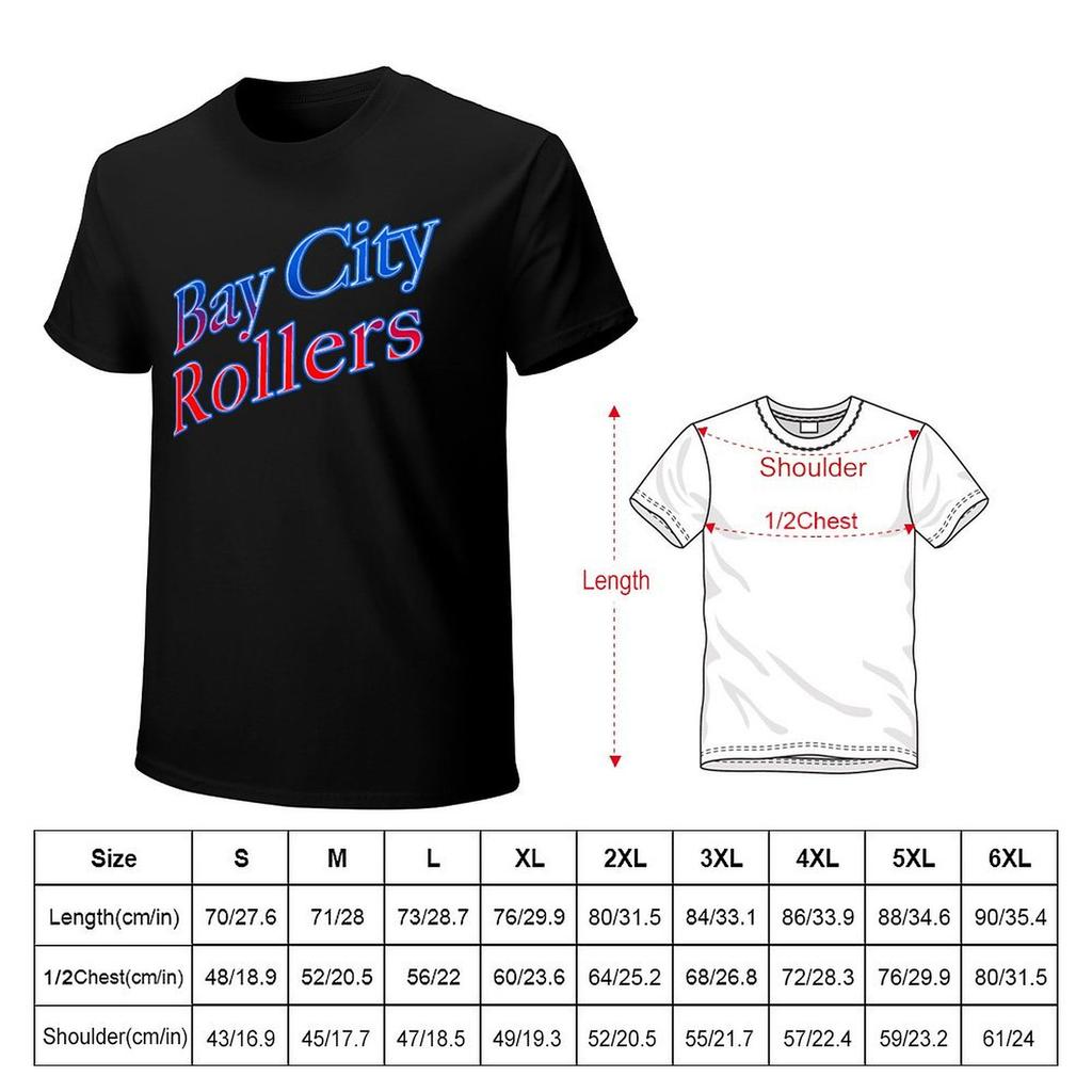 Funny Men Band Bay City Rollers Music Rock Retro Wave TShirt football t shirt cute tops new edition mens t shirt