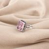 Natural Morganite Gemstone 925 Sterling Silver Handcrafted Jewelry Beautiful Ring Gift For Women RR-74-8