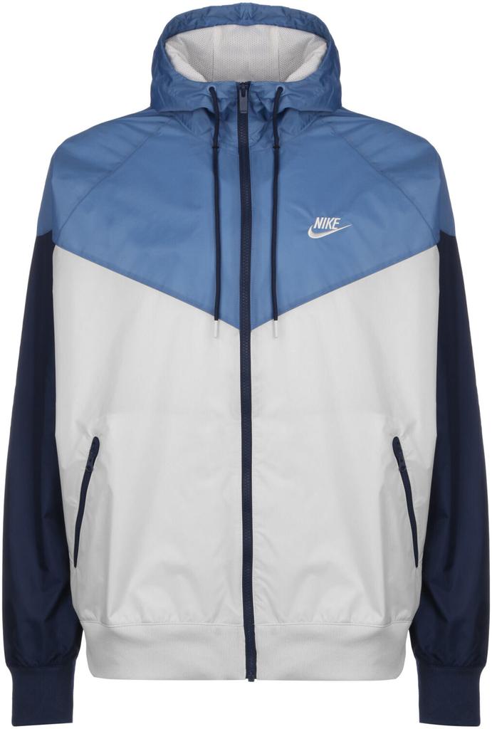 Demi-season Jacket Nike Sportswear Windrunner (AR2209) Photon Dust/stone Blue/midnight Navy/photon Dust