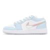 Jordan Air Jordan 1 Low top Vintage Basketball Shoes Women's White Blue FQ9112-100(Teamp-)