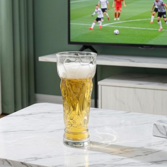 Plastový pivní pohár na trofej, Hrnky na pinty pro den fotbalového zápasu, Na fotbalovou párty, Velkokapacitní opakovaně použitelný nápojový pohár na sportovní párty