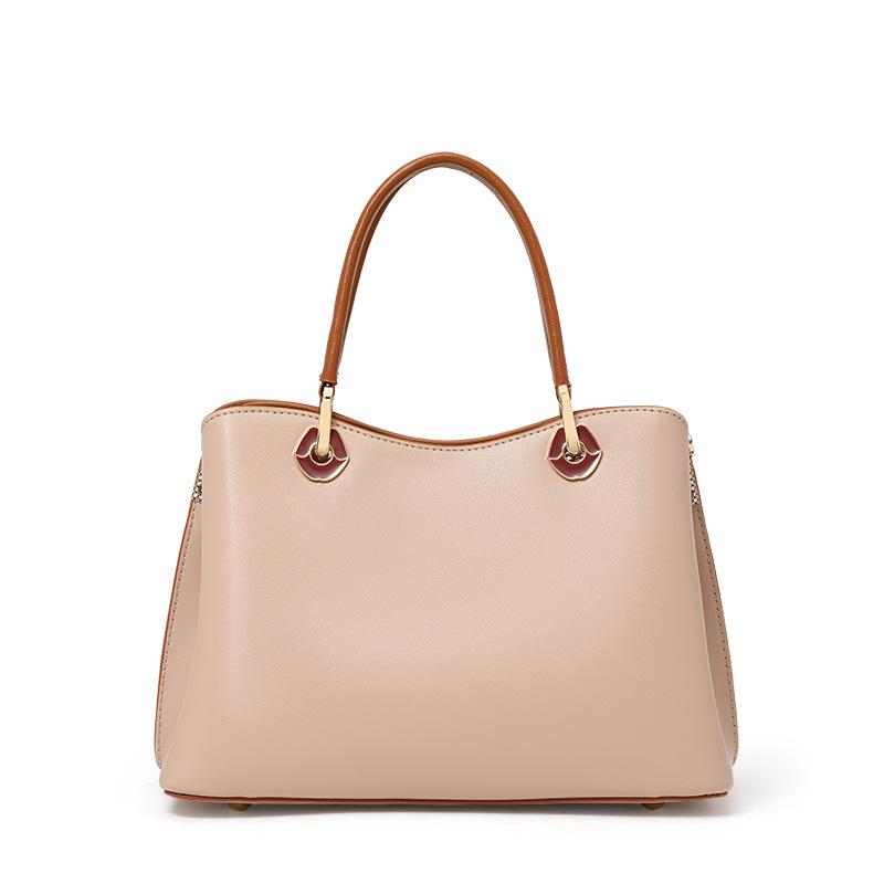 New Women's Bag Handbag Crossbody Middle-aged High End Genuine Leather Women's Bag Light Luxury Mother's Cowhide Leather