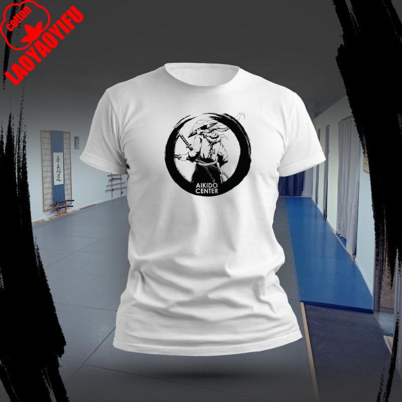 Aikido Martial Arts Printed Tshirt Woman Man Original Aiki Summer Outdoors Breathable Cotton Streetwear Vintage Clothes Tee