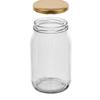 Tala Round Preserving Jar with Gold Screw Top Lid 454g /1.1lb