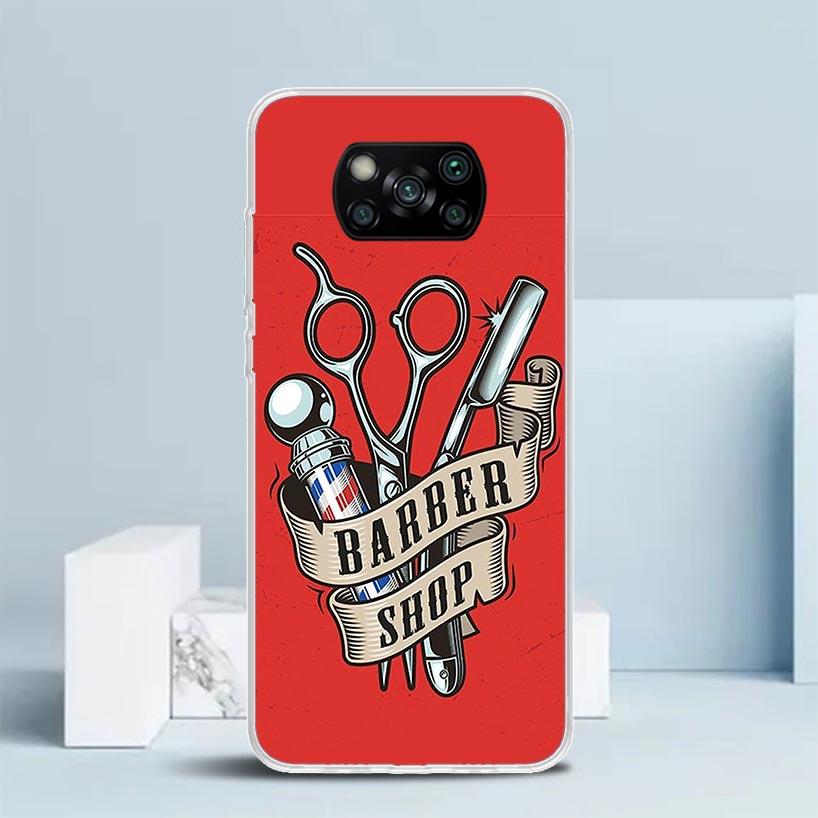 Hair Stylist Scissors Brush Phone Case For Xiaomi Poco F7 Ultra X5 X6 X7 Pro M7 Redmi 15C 15 13C 13 12C 12 10C 10 10A 9 9C 9A 9T