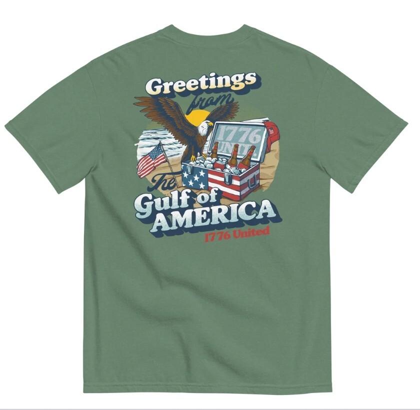 Gulf Of America Short Sleeve Shirt, Trump Shirt Unisex T-Shirt XL