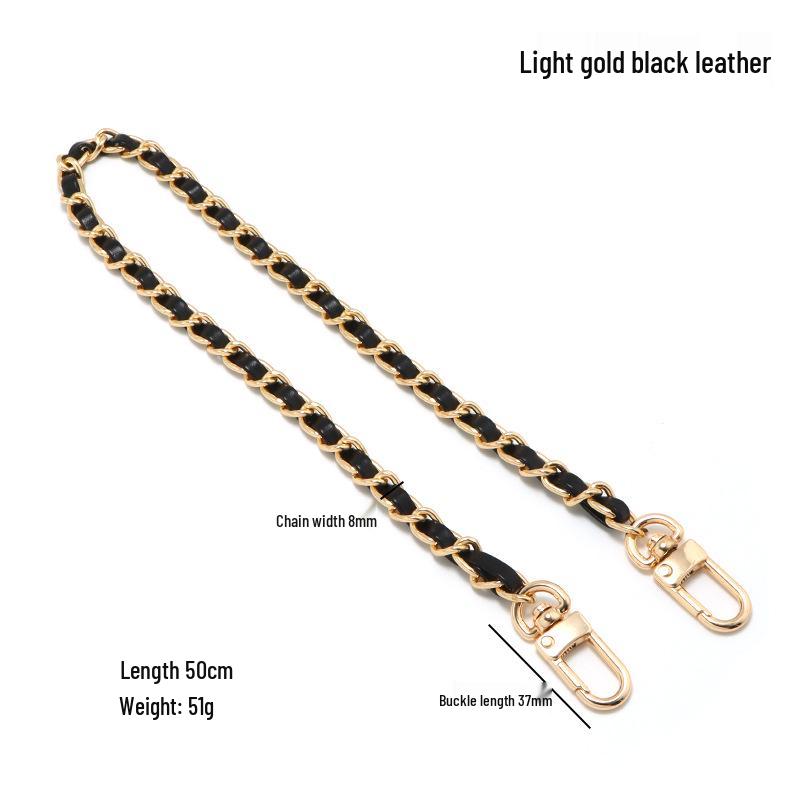 

Kouchi Цепочка-ремешок для сумки-маджонг Четырехлистный клевер - Металлическая замена для сумок через плечо или на плечо