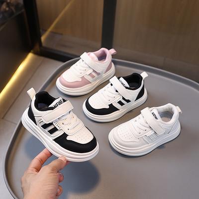Children's Sports Shoes Board Shoes 2025 Autumn New Lightweight Girls Casual Shoes Baby Toddler Shoes Single Boys White Shoes