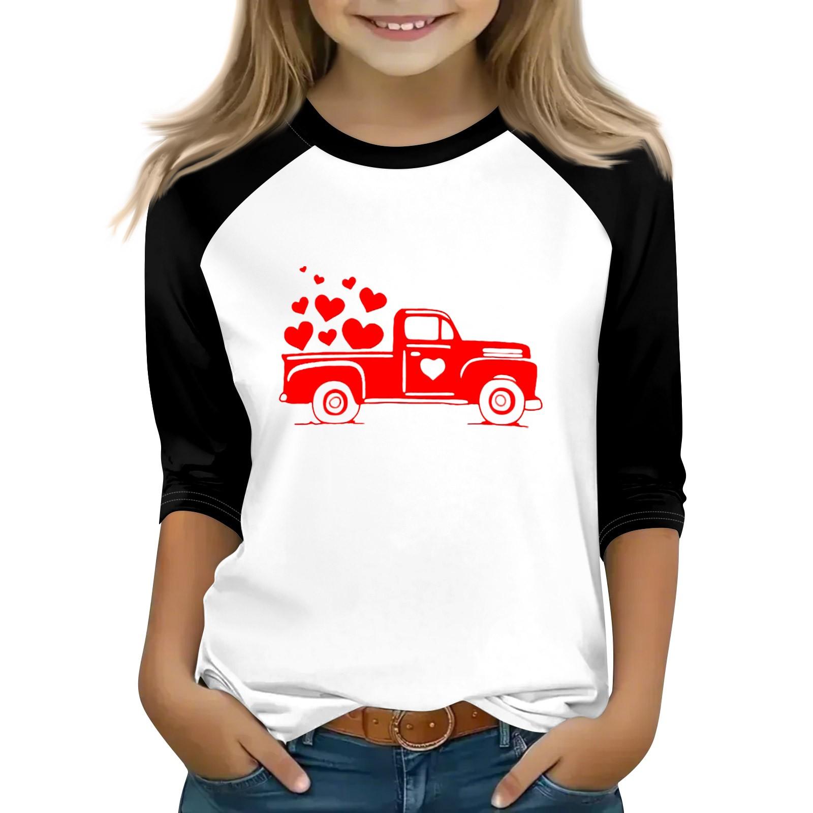 

Топы для девочек 4-16 лет с круглым вырезом и рукавами 3/4 Футболки Модные топы Наряды Футболки 130 бежевый