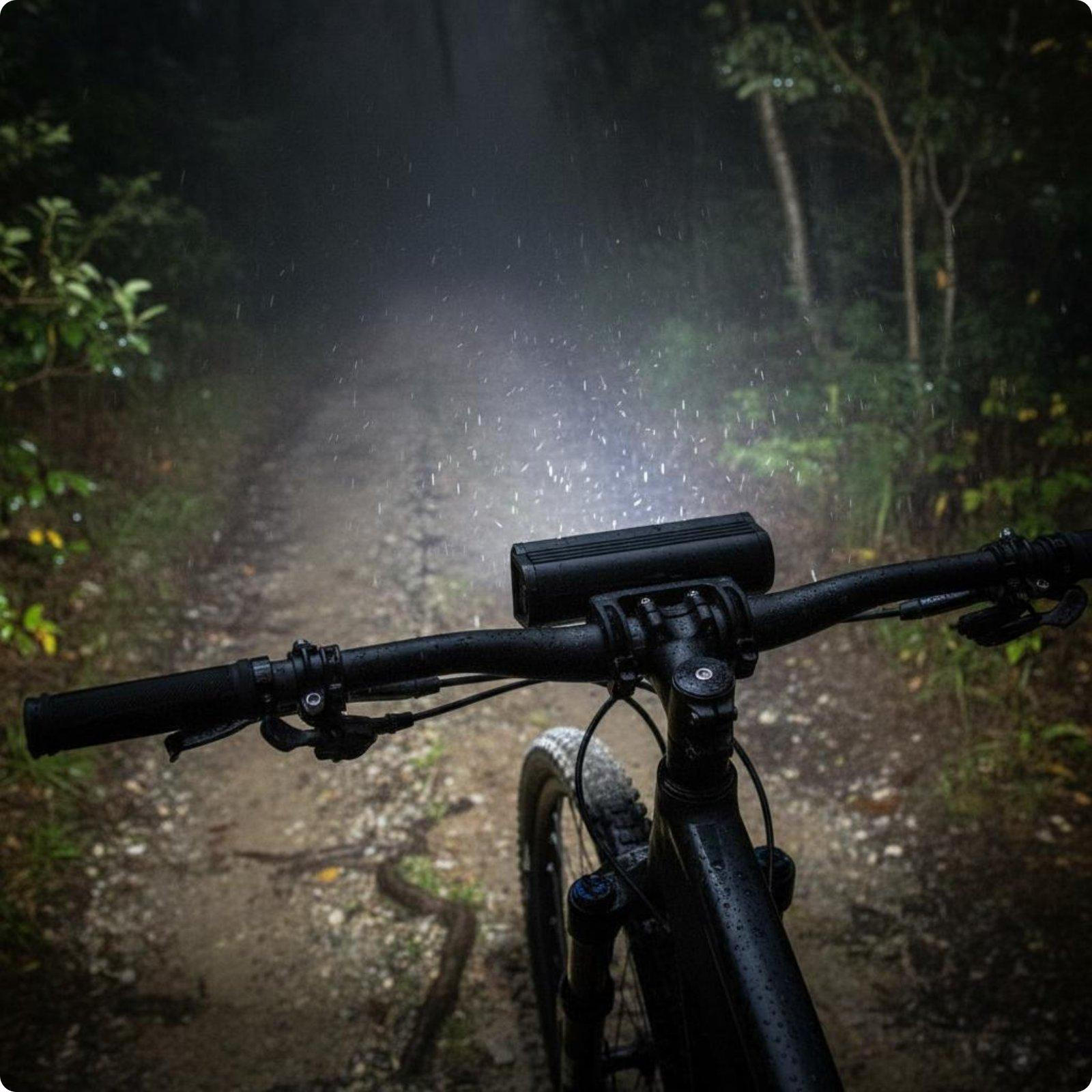 Mountain Handlebar Light 2600 Lumen Maximum Brightness Setting Bike Headlight Bright for Cyclists,