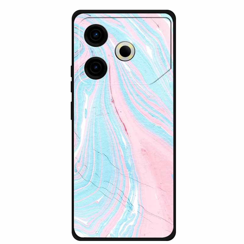Phone Case For Tecno Pova6 Neo TPU Back Coque for Pova 6 Neo Marble Colour Soft Cover Protective Funda Luxury Silicone Shell