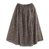 Summer Floral Retro Midi Skirt: Women's High-Waisted, Slimming, Versatile, Plus Size with Wide Hem