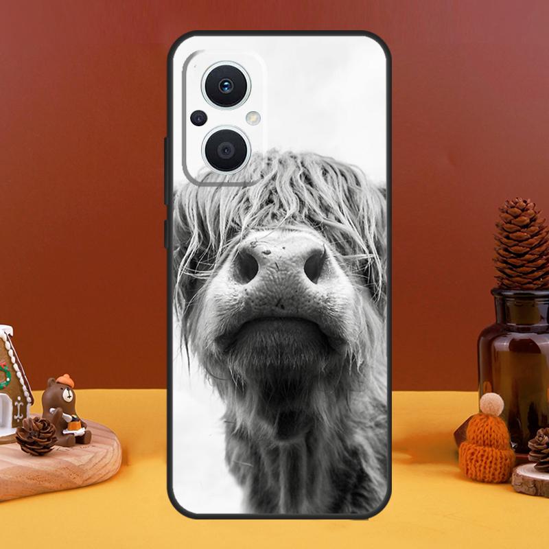 Highland Cows Case For OPPO Reno 5 Lite 4 6 7 8 10 Pro 11 F 4Z 5Z 8T OPPO Find X2 X3 Lite X5 X6 Pro Cover