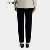 PORTS Women's Black Stretchy Skinny Commuter Pants