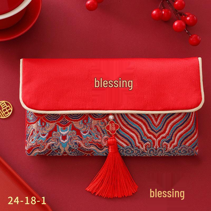 Year of the Horse High-Grade Red Packet Gift: Large Size, Ideal for Elders & Leaders, Ten Thousand-Yuan Capacity. Ten Thousand Yuan Red Packet Single