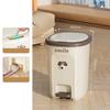 Trash Can With Lid Kitchen Standing Trash Can Large-Capacity Bin Dustbin Bathroom Bucket Toilet Wastebasket Household Items