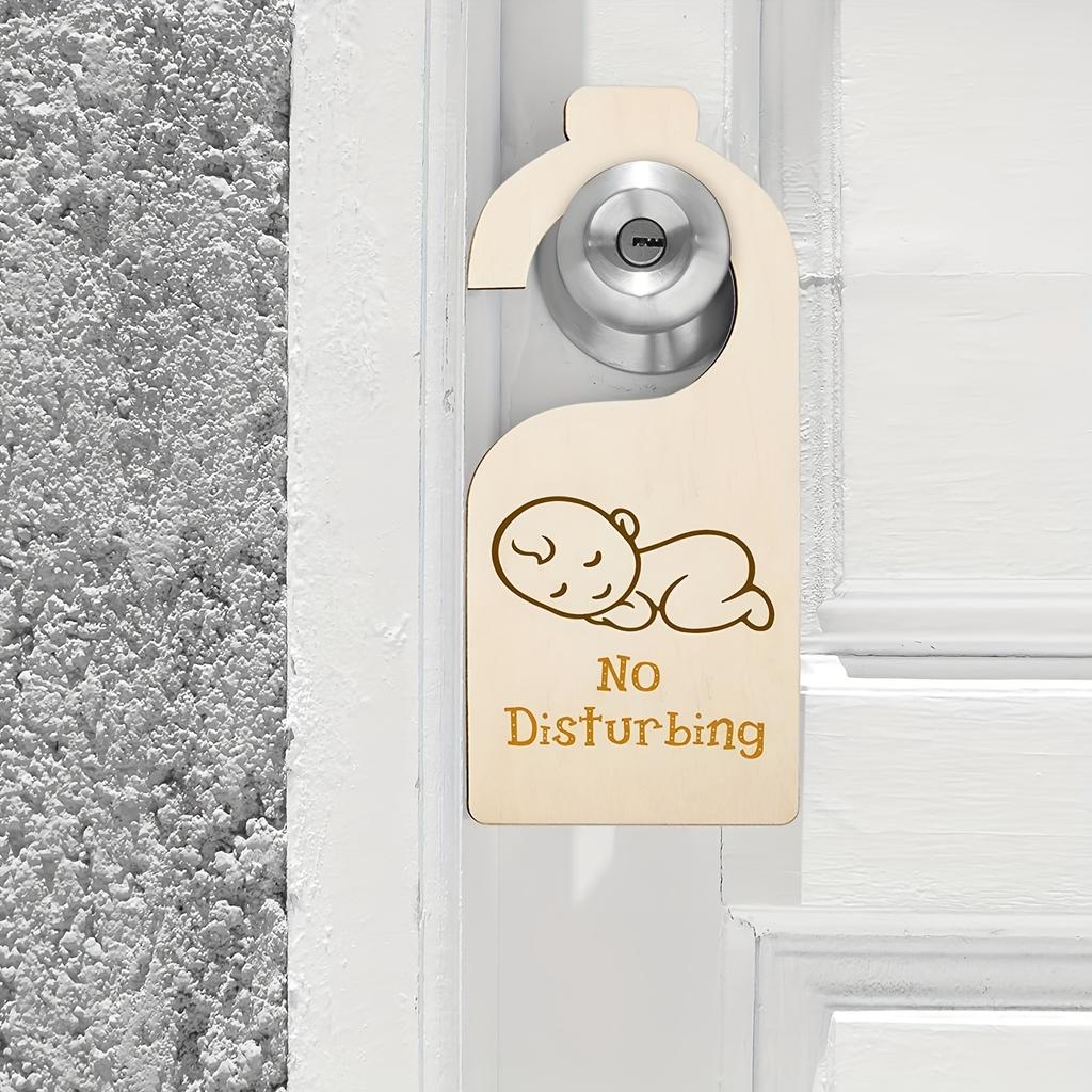 10 Pcs Blank Wooden Closet Dividers - Hanging Size Organizers for Home & Nursery Baby Clothes Racks