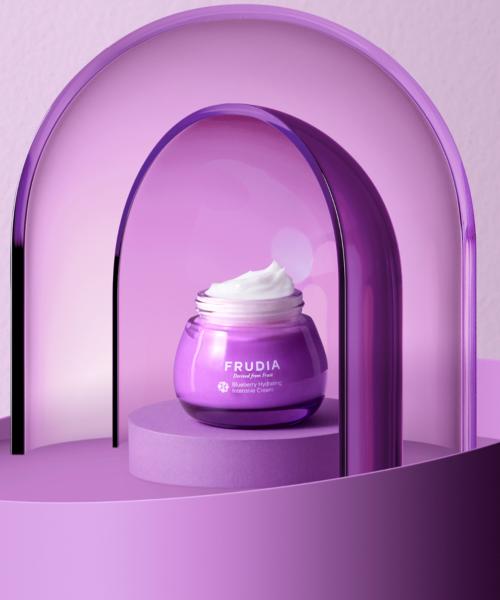 Frudia Blueberry Deep Hydrating Intensive Cream 55ml + Free Hydrating Mask Pack