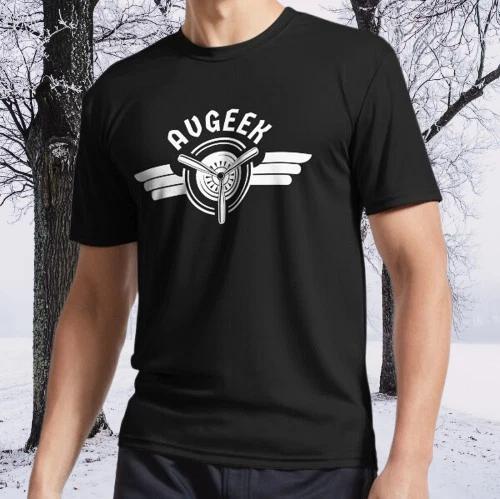 

Avgeek Aviation Geek Airplane Active Logo TEE T-Shirt Funny Size S to 5XL L