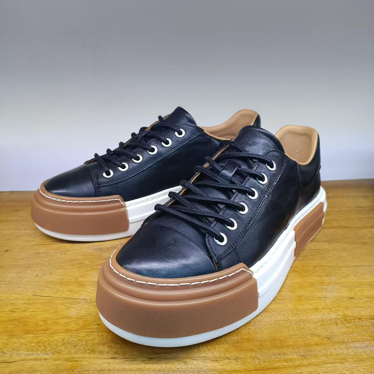 Мужская повседневная обувь из коровьей кожи — фото 6