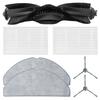 Vacuum Replacement Parts For Haier For M3 Robot Cleaner - Includes Main Brush, Side Brushes, Filter & Mop Cloths (1 Set)