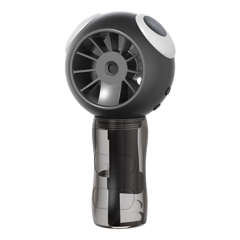 2 in 1 Summer Handheld Water Spray Fan 4 Speeds 800mah Humidifying Rechargeable Hanging Neck Fan Portable Outdoor Mist Fan