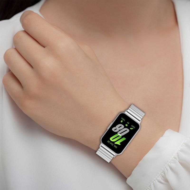 Stainless Watch Bands for Fit 3 Quick Release Strap Replacement Bands Wristband Sweatproof Bracelets Belt