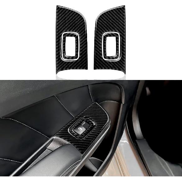 Car Gear Shift Panel Cover Decals for 2011 2012 2013 2014 Dodge Charger Accessories Carbon Fiber Interior Stickers