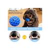 Dog Toy, Squeaky Dog Toy Ball, Dog Chew Ball, Indestructible Outdoor Dog Toy Floating Water, Hard Rubber Ball, Beef Flavor, Small Medium Large Dogs, B