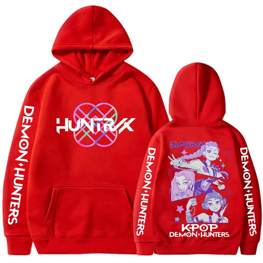 KPop Demon Hunters Movie Rumi Mira Zoey Hoodies Fashion Hip Hop Hooded Sweatshirts Men Women Clothing Casual Oversized Pullovers