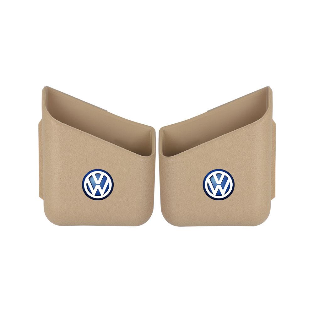 T301/2pcs Plastic Car Organizer Auto Truck Pillar Storage Box Valve Cap for Volkswagen Rline Jetta Golf 6 7 Beetle GTD R32 MK4 Bora