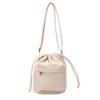Corduroy Drawstring Crossbody Bag Casual Bucket Purse with Adjustable Strap for Daily Use Travel Shopping School